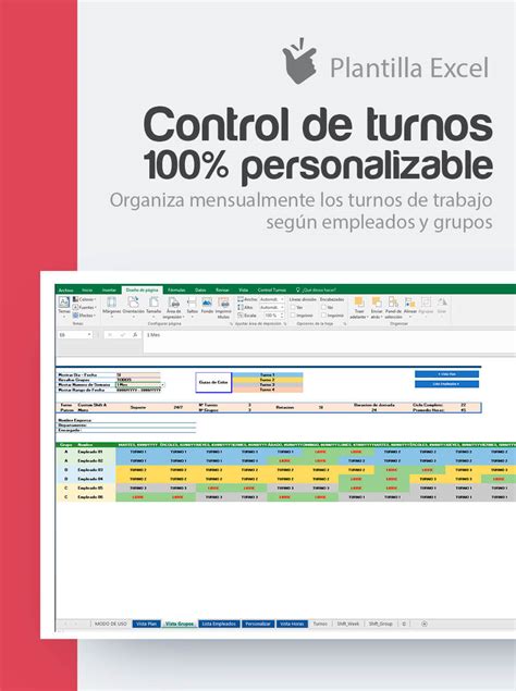 Cuadrantes De Turno De Trabajo En Excel Crear Plantilla Ionos Reverasite