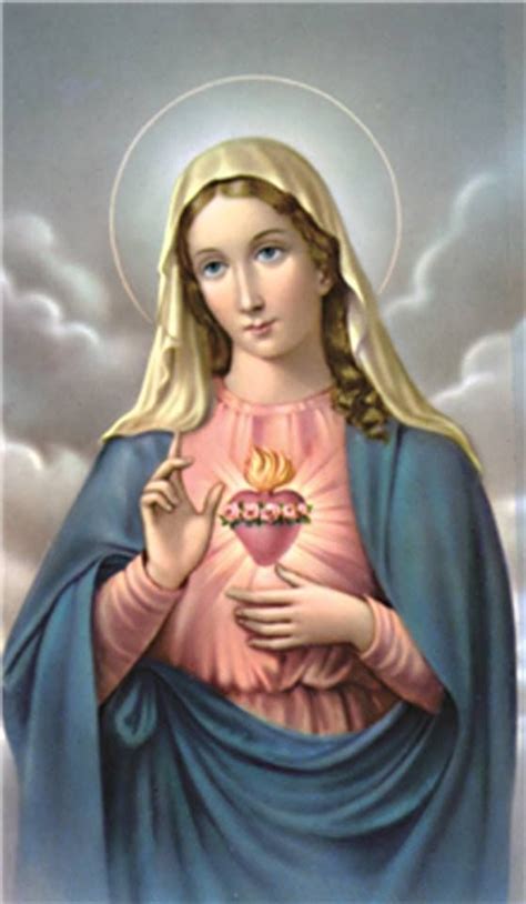 Immaculate Heart Of Mary Jesus And Mary Pictures Catholic Pictures
