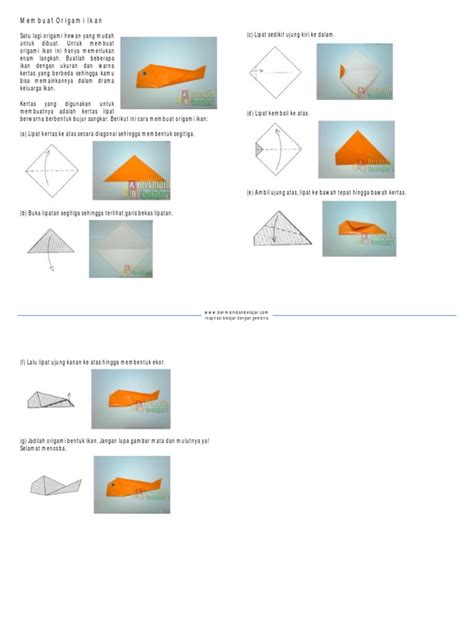 Kreatif anyaman kertas motif kincir angin. Cara Buat Ikan Dari Kertas Lipat