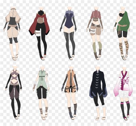 Naruto Clothes Uk Naruto Oc Clothes Hd Png Download 1280x1067