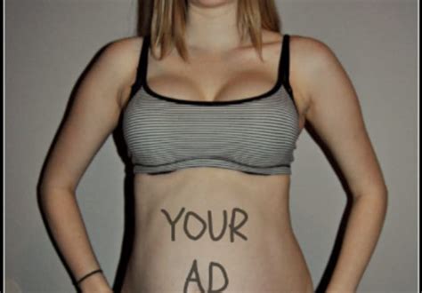 Write Your Message On My Pregnant Belly By Valx