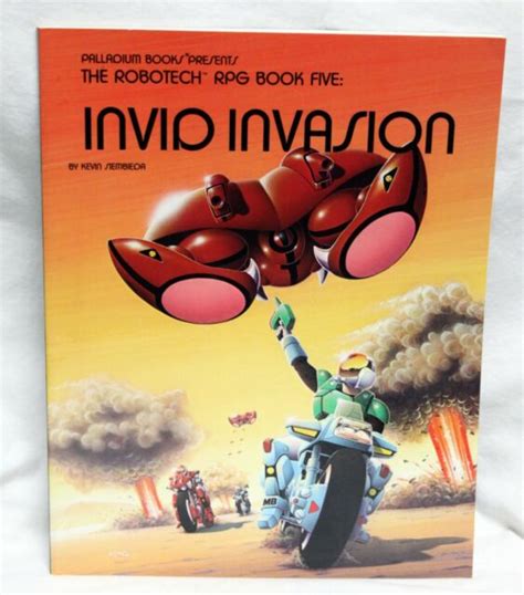 Robotech 5 Invid Invasion Rpg Pb Palladium 1999 Great Shape Ebay