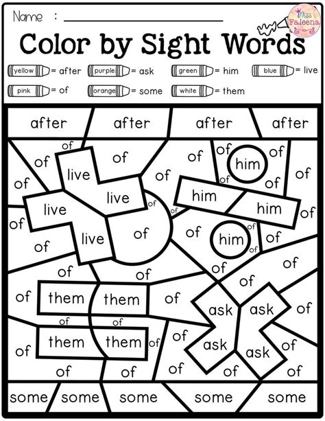 1st Grade Sight Words Printables Worksheets Printable Worksheets 5