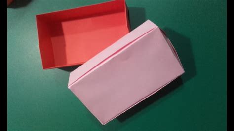 Cómo Hacer Una Caja Sin Tijeras Ni Pegamento How To Make A Box Without