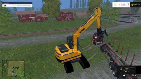 Farming Simulator 2015 Fdr T220 Top Loader Excavator Mod
