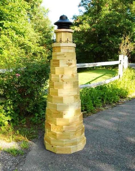 On how to chassis our wooden lawn. Beautiful 6 ft. lawn lighthouse plans with photos at each ...