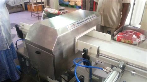 Metal Detector For Food Processing Industry Youtube