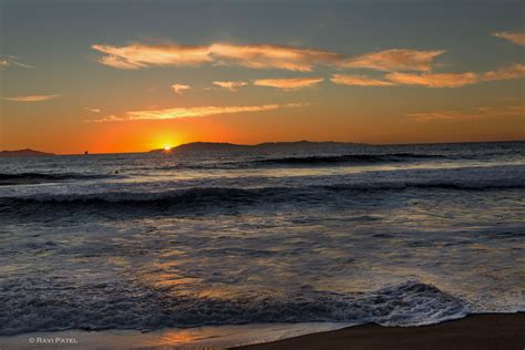 Sunset Glow On Ocean Waves Photos By Ravi