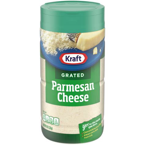 Kraft Parmesan Grated Cheese 8 Oz Shaker 8 Ounce Pack Of 1