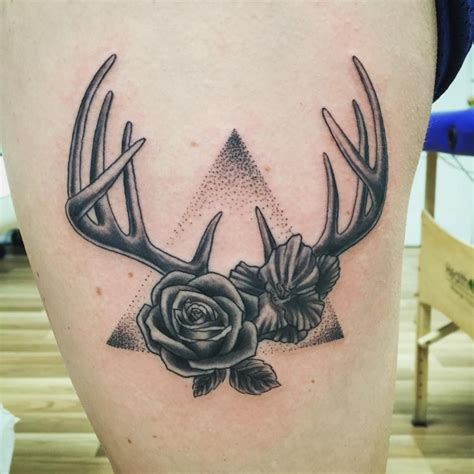 21 Deer Antler Tattoo Designs Ideas Design Trends Premium Psd Vector Downloads