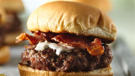 Grilled Bacon Cheeseburgers Crowd Size Recipe