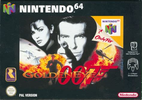 Goldeneye 007 1997 Nintendo 64 Box Cover Art Mobygames