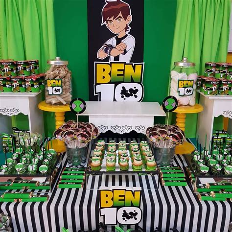 Ben 10 Birthday Party Ideas Photo 2 Of 11 Catch My Party