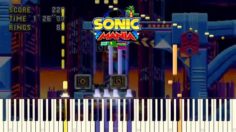 Sonic Mania Studiopolis Zone Act 1 Synthesia Youtube
