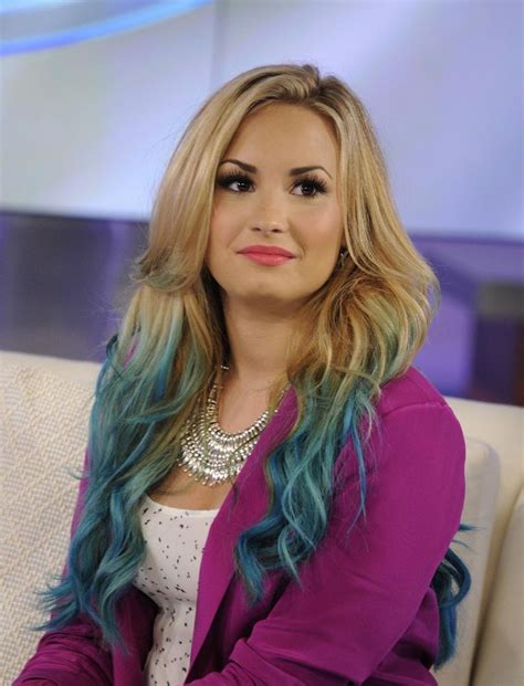 Demi Lovato Demi Lovato Blue Hair Demi Lovato Hair Demi Lovato