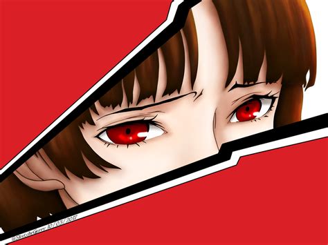 Makoto Niijima Eyes Persona 5 By Sketchygerry On Deviantart