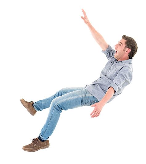 Man Falling Down White Background Stock Photos Pictures And Royalty Free