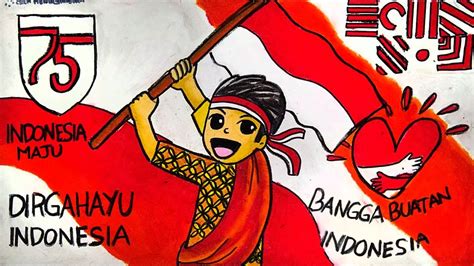 Contoh Poster Kemerdekaan Indonesia Gambaran