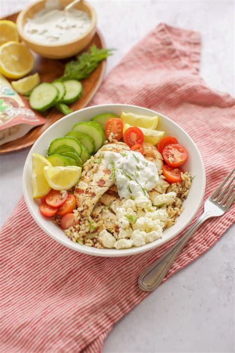 Chicken Gyro Bowl With Rice · Seasonal Cravings