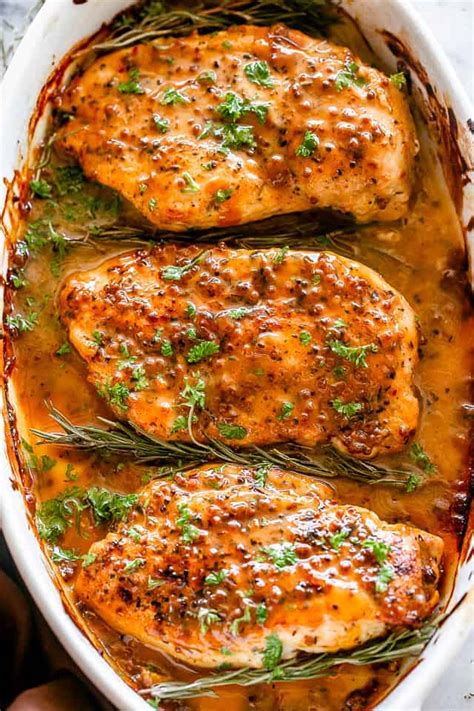 Easiest Way To Cook Delicious Baked Mustard Chicken Breast Prudent