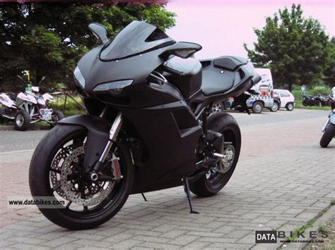 We with black glass and black exhaust. 2011 Ducati EVO 848 matte black 2012 model!