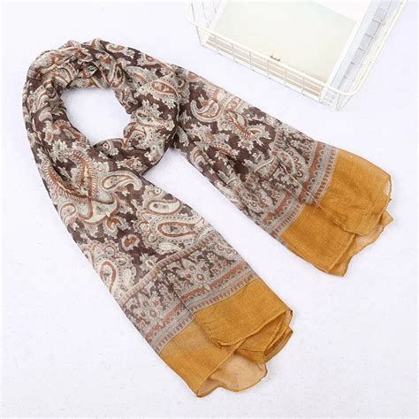 High Quality Winter Head Scarves Voile Soft Long Women Hijab Cashew