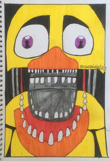 Chica Drawingclose Up For Ultimate Custom Night Five
