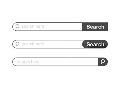 Premium Vector Set Of Search Bar Ui Template