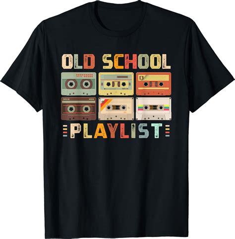 Cassette Tape Music 80s Retro Old School Playlist T-Shirt - Walmart.com