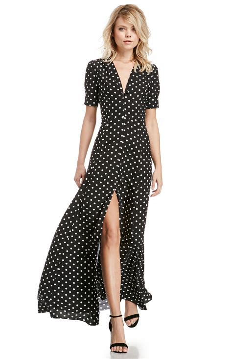 Black And White Polka Dot Dress With Bow Keighhamiltondesigns