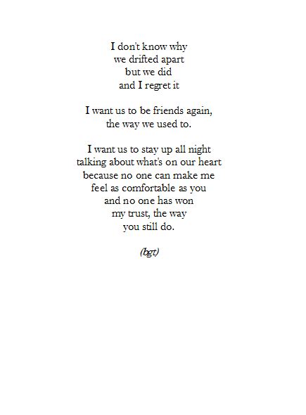 Best Friend Poem Tumblr
