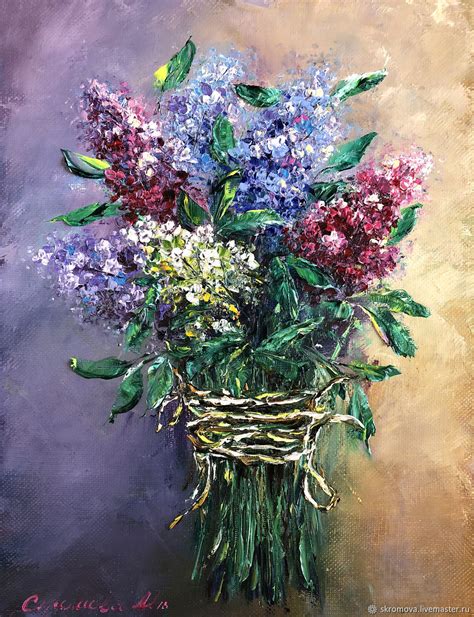 Oil Painting Lilac Fragrance May заказать на Ярмарке