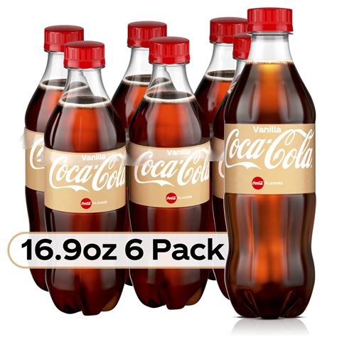 Coca Cola Vanilla Soda Soft Drinks 169 Fl Oz 6 Pack