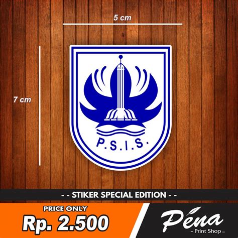 Stiker Bola Psis Semarang Liga Indonesia Tahan Air Lazada Indonesia