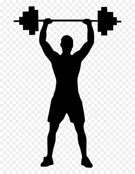 Build Muscle Strong Man Silhouette Png Transparent Png Vhv
