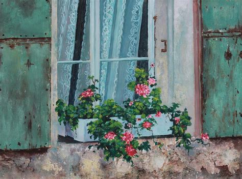 Buy french painting and get the best deals at the lowest prices on ebay! French Window Box Painting by Lee Riggs