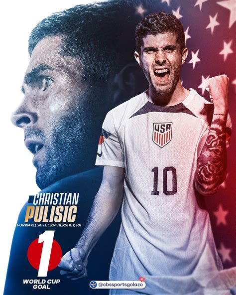 cbs sports golazo ⚽️ on twitter christian pulisic scores his first world cup goal to give usa