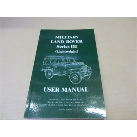 Military Land Rover Series Iii Parts Catalogue 608180