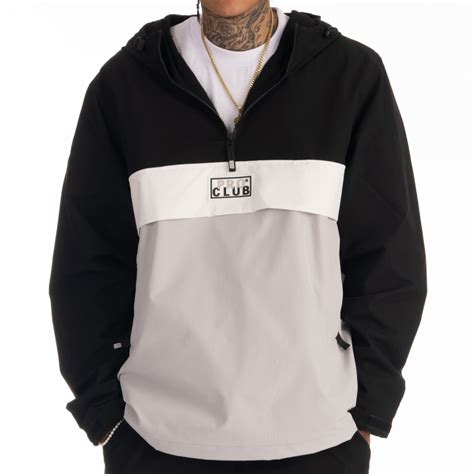 Pro Club Mens Nylon Anorak Pullover Jacket