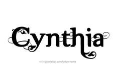 Tattoo Design Name Cynthia Baby Names Name Tattoo Designs Name