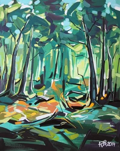 Daily Paintworks Forest Exploration 10 By Roger Akesson Original