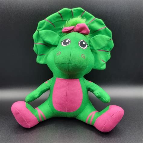 Barney And Friends Toys Baby Bop Plush 2 Inches Green Purple Toy