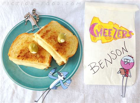 Fiction Food Café Grilled Cheese Deluxe From Regular Show