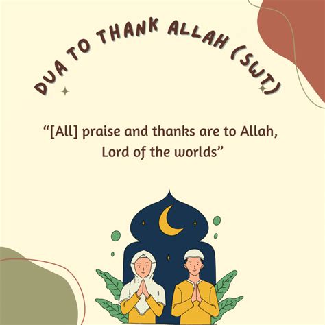 1 Beautiful Dua To Thank Allah Swt In Arabic And English