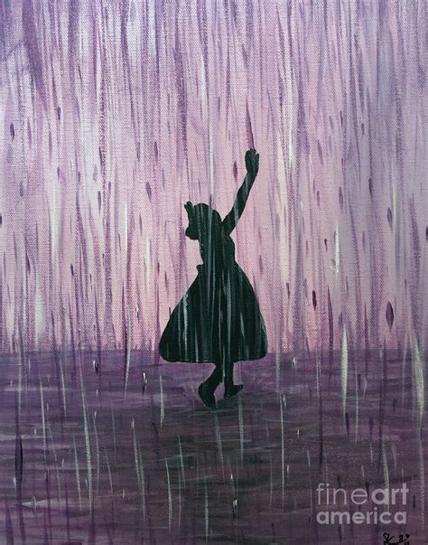 Dancing In The Rain Painting By Kindra Design