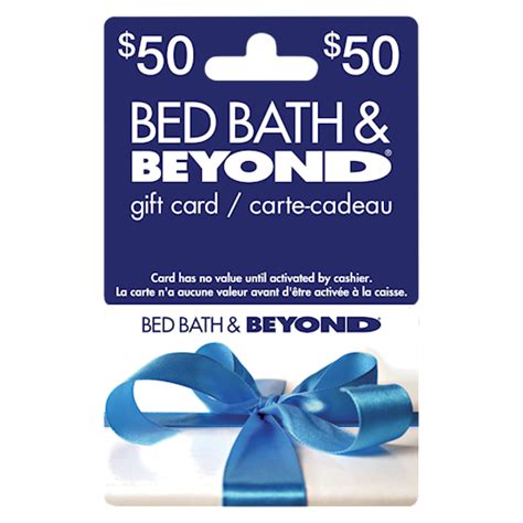 Shop bed bath & beyond for incredible savings on gift cards you won't want to miss. Bed Bath & Beyond $50 | Home | Gift Cards | Pharmaprix®