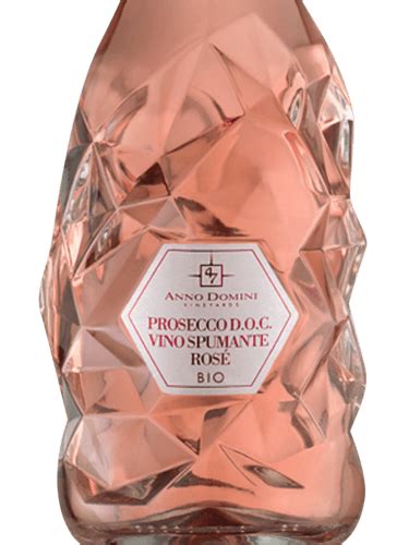 Nv 47 Anno Domini Diamante Bio Vegan Prosecco Spumante Extra Dry Rosé