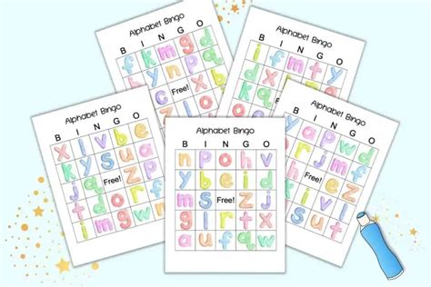 Free Printable Lowercase Alphabet Bingo The Artisan Life