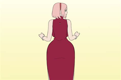 Biggies Haruno Sakura Naruto Naruto Series Animated Animated Gif Girl Ass Ass Shake