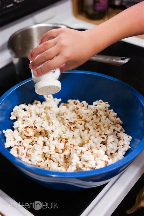 You only need four simple ingredients and it's so easy to make, you'll be enjoying this salty sweet snack in no time! Homemade Kettle Corn Recipe